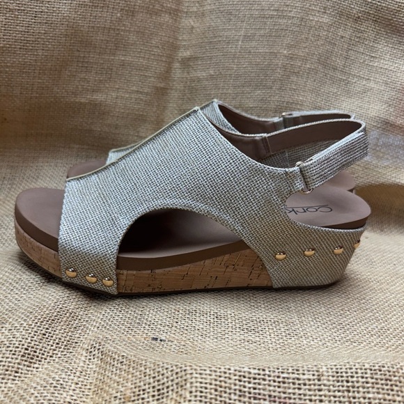 Corkys Women's Tan Wedges - Volta II - Picture 5 of 8